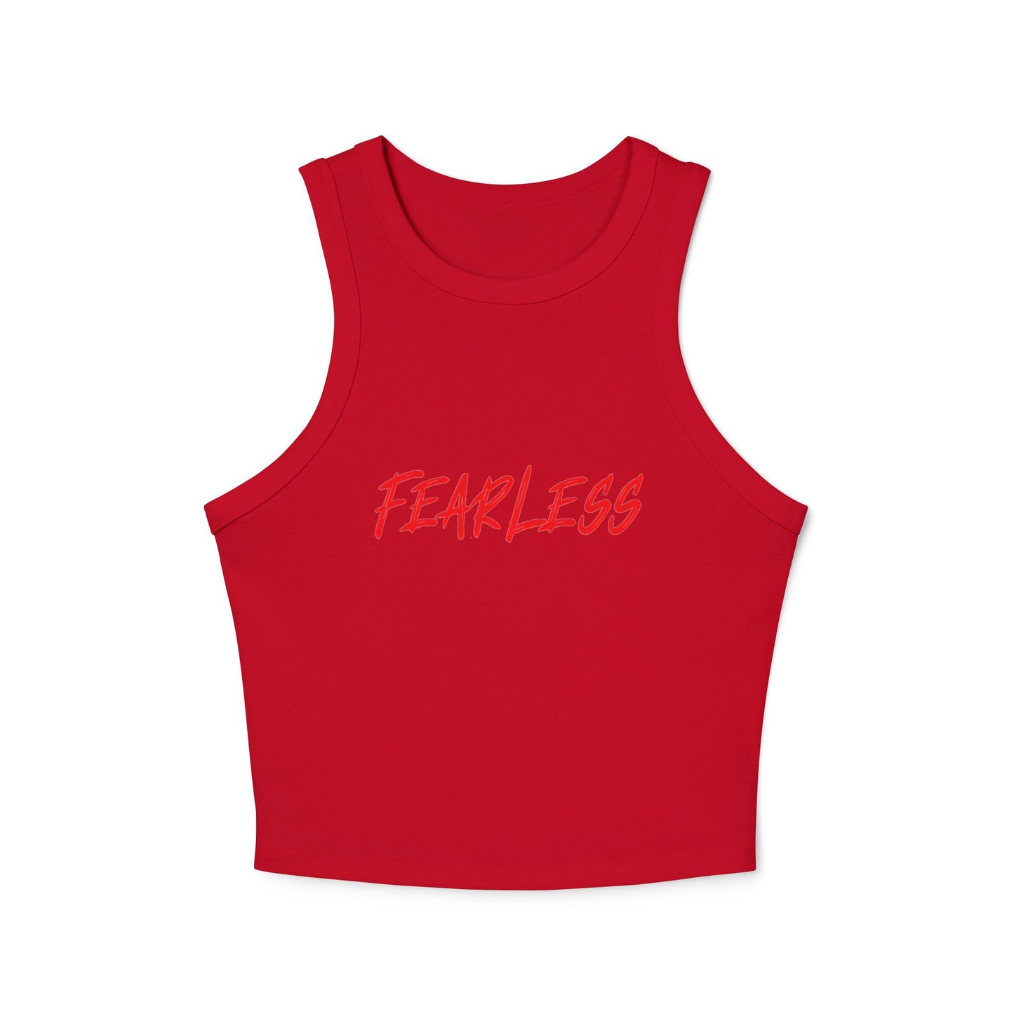 Fearless - Women's Ribbed Racerback Tank - CUSTOM (Read Description)