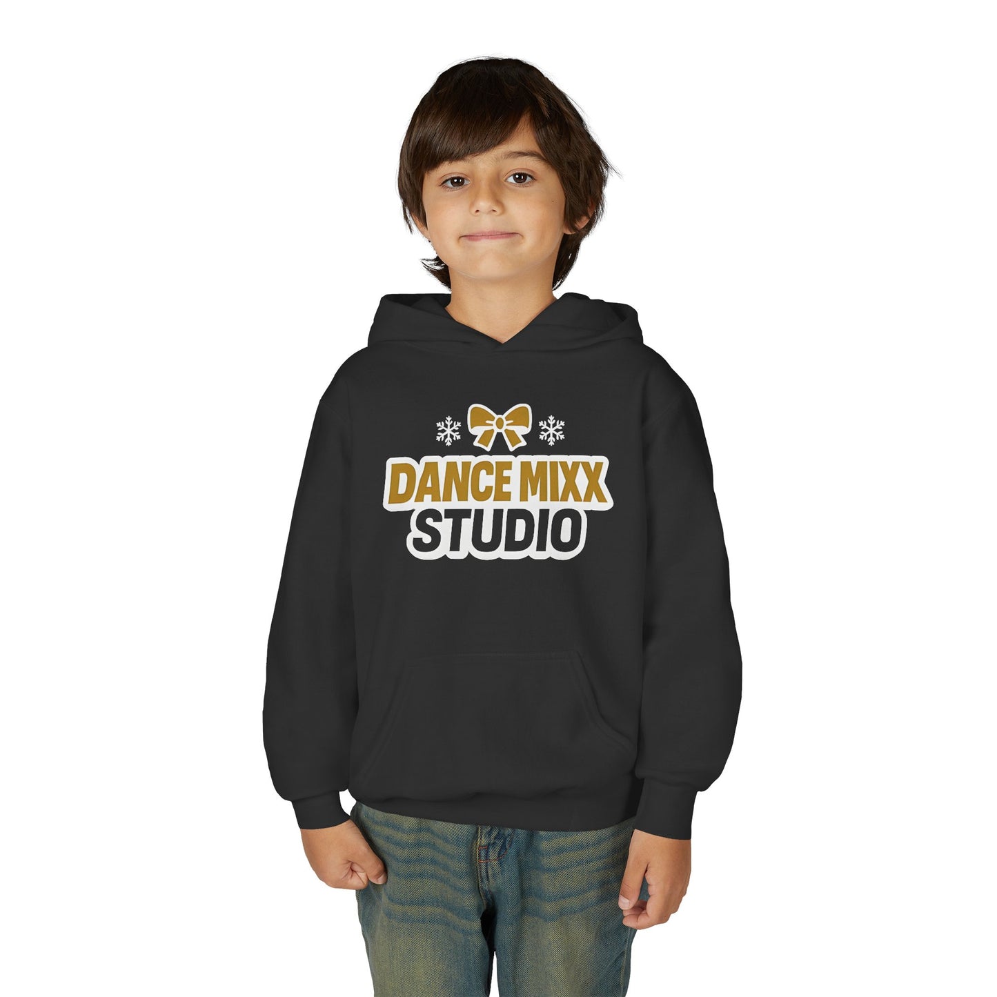 Dance Mixx Studio - Youth Holiday Bow Hoodie (Option 1)