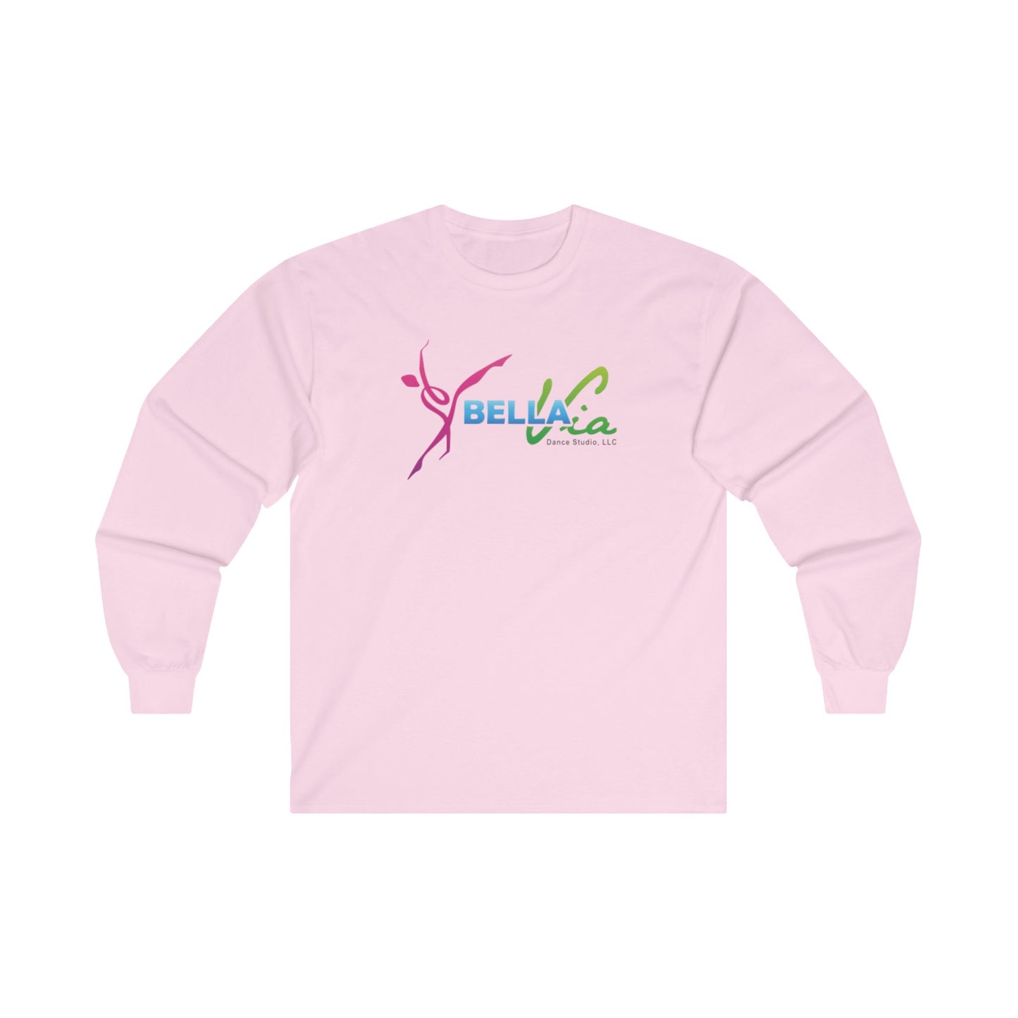 BellaVia - Unisex Cotton Long Sleeve Tee (Front Design)