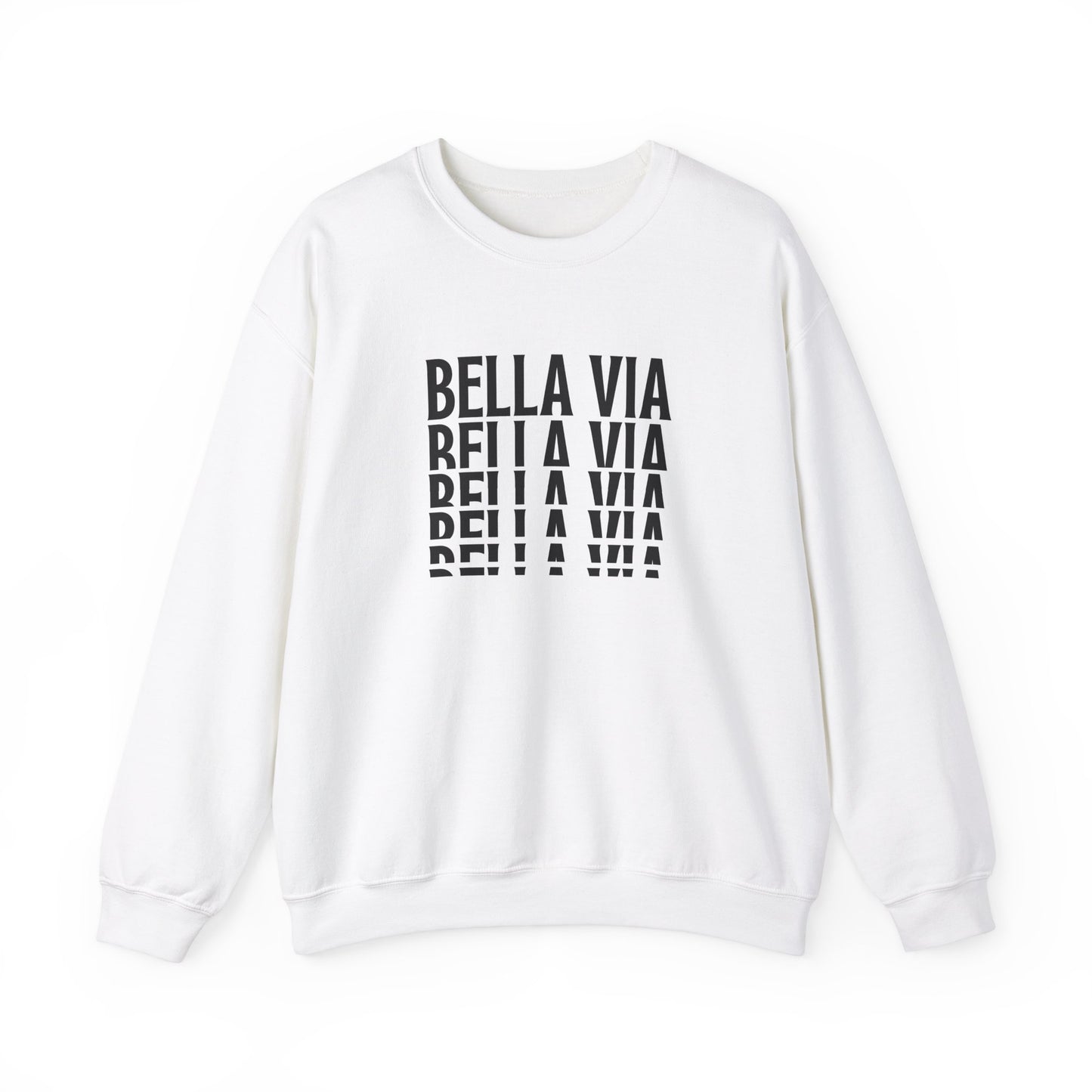 BellaVia - Unisex Crewneck Sweatshirt (Front Descending Design)