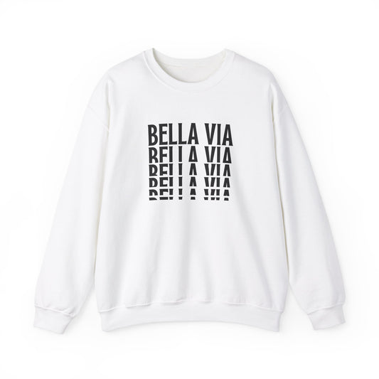 BellaVia - Unisex Crewneck Sweatshirt (Front Descending Design)