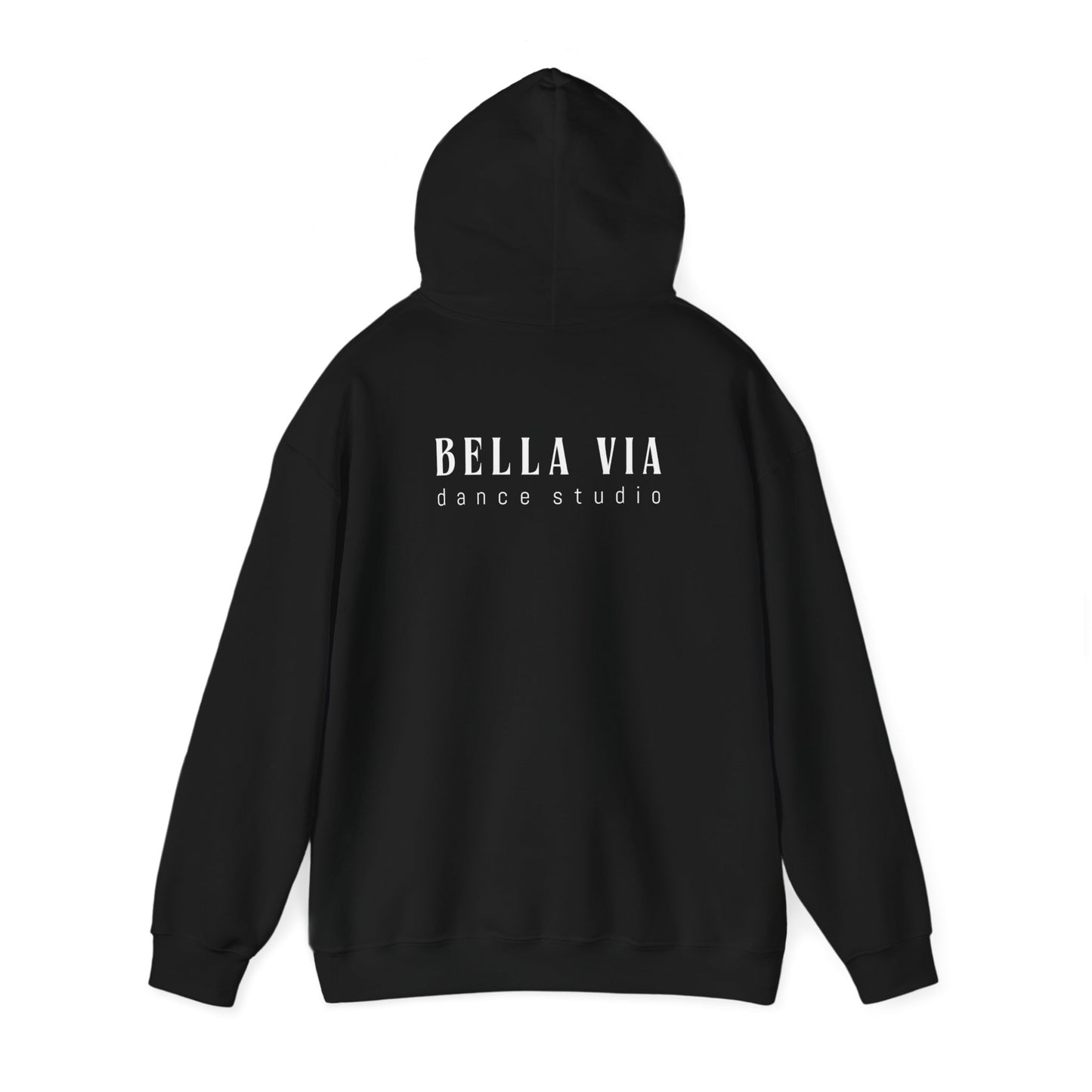 BellaVia - Unisex Hooded Sweatshirt - (Front Design, Back Design)