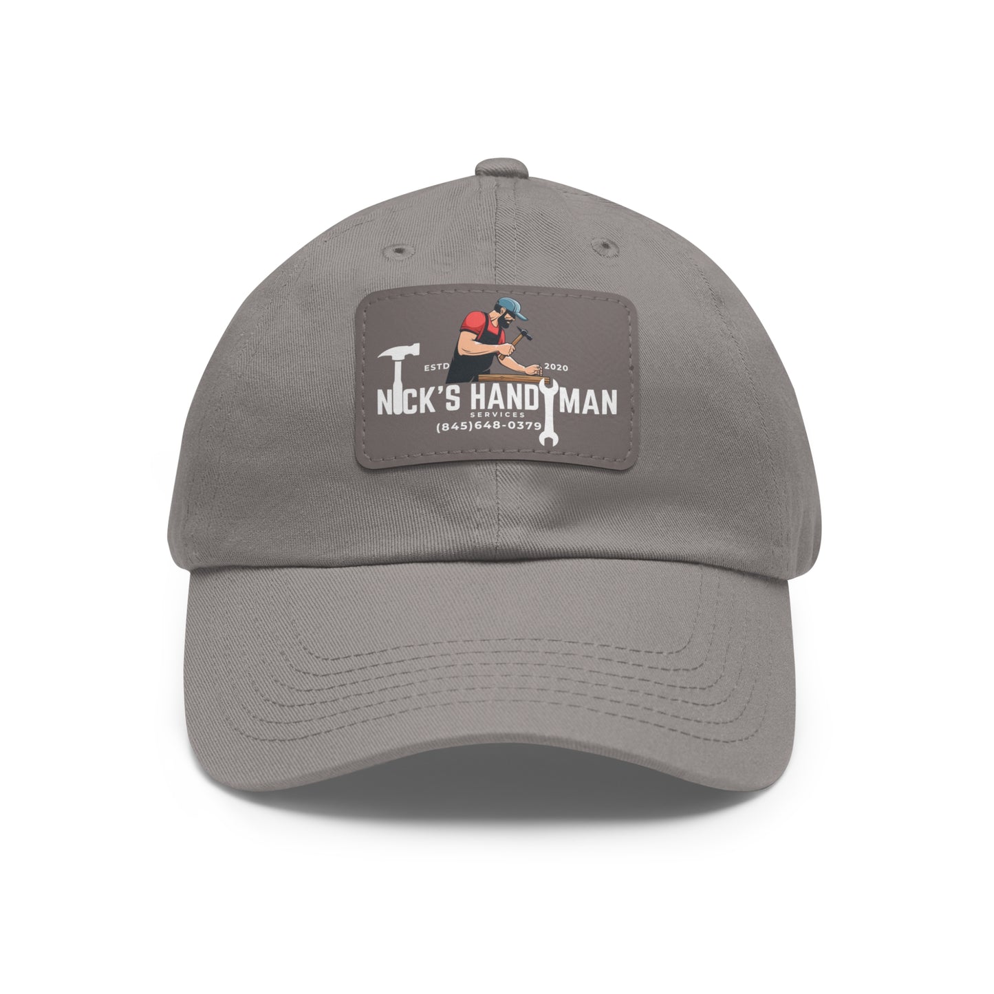 Hat with Leather Patch
