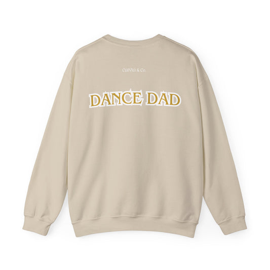 DANCE DAD DE - Unisex Crewneck Sweatshirt - (Front Design, Back Statement)
