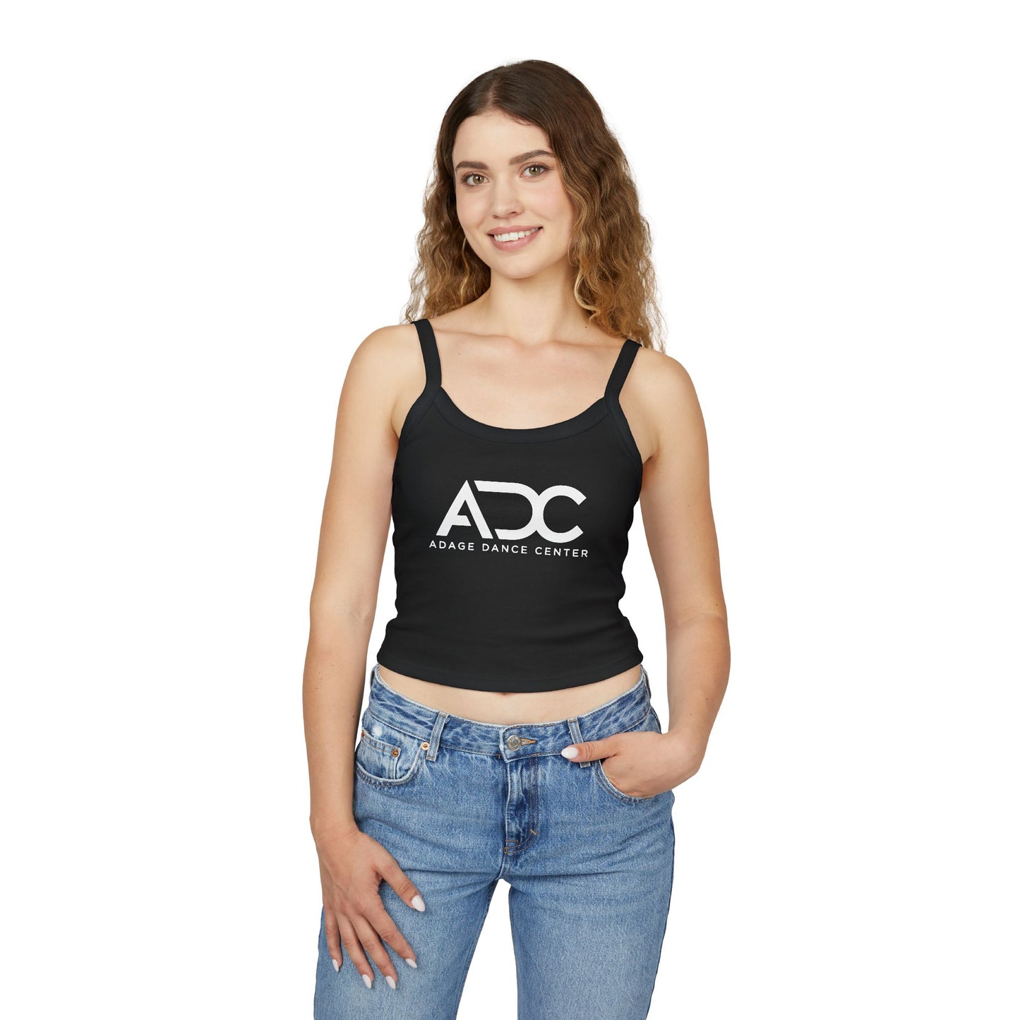 Adage Dance Center: Bella+Canvas Women's Spaghetti Tank (Front Logo)