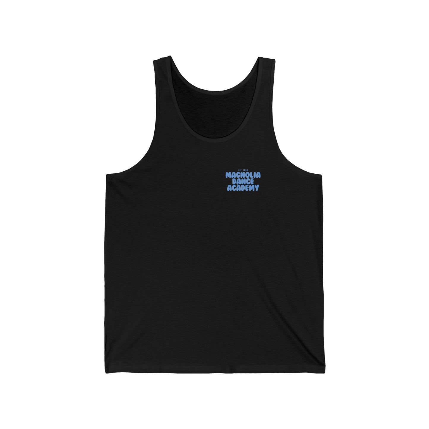 MDA - Unisex Jersey Tank (Front Mini Logo, Back Large Logo)