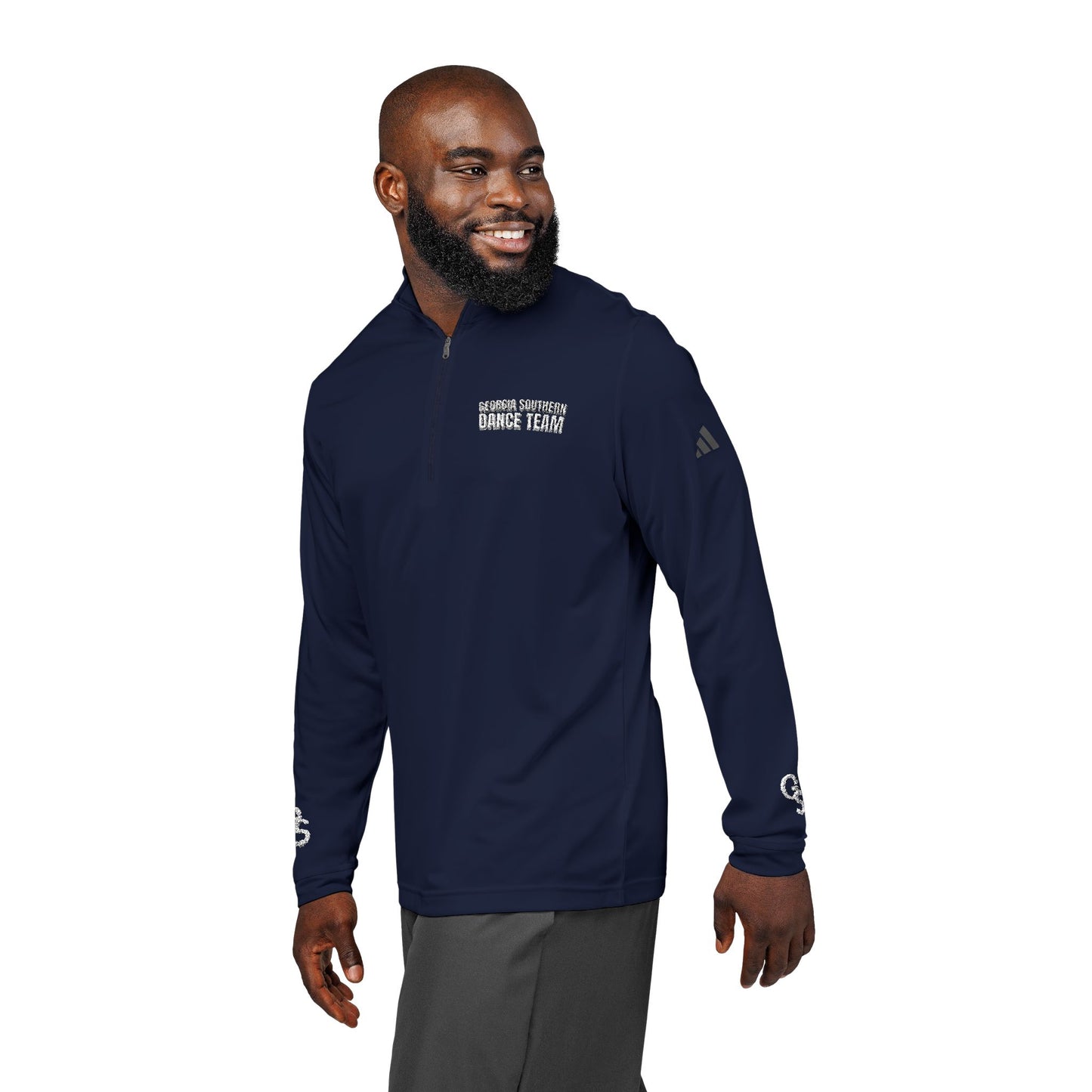 Georgia Southern Dance Team Unisex Quarter-Zip Pullover, Adidas (Embroidered)