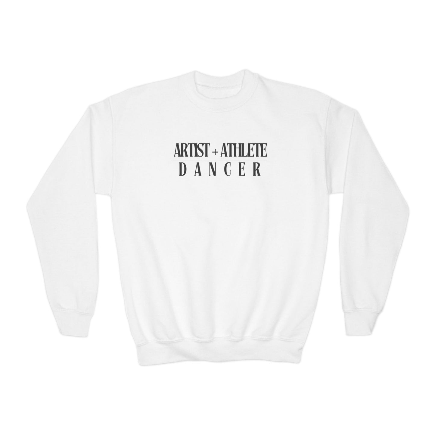 BellaVia - Youth Crewneck Sweatshirt (Front Design, Back Design)