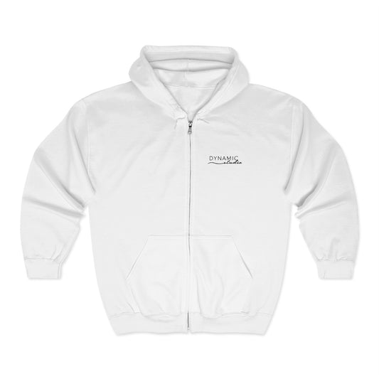 Unisex Full Zip Hooded Sweatshirt (Embroidered) - Dynamic Studio