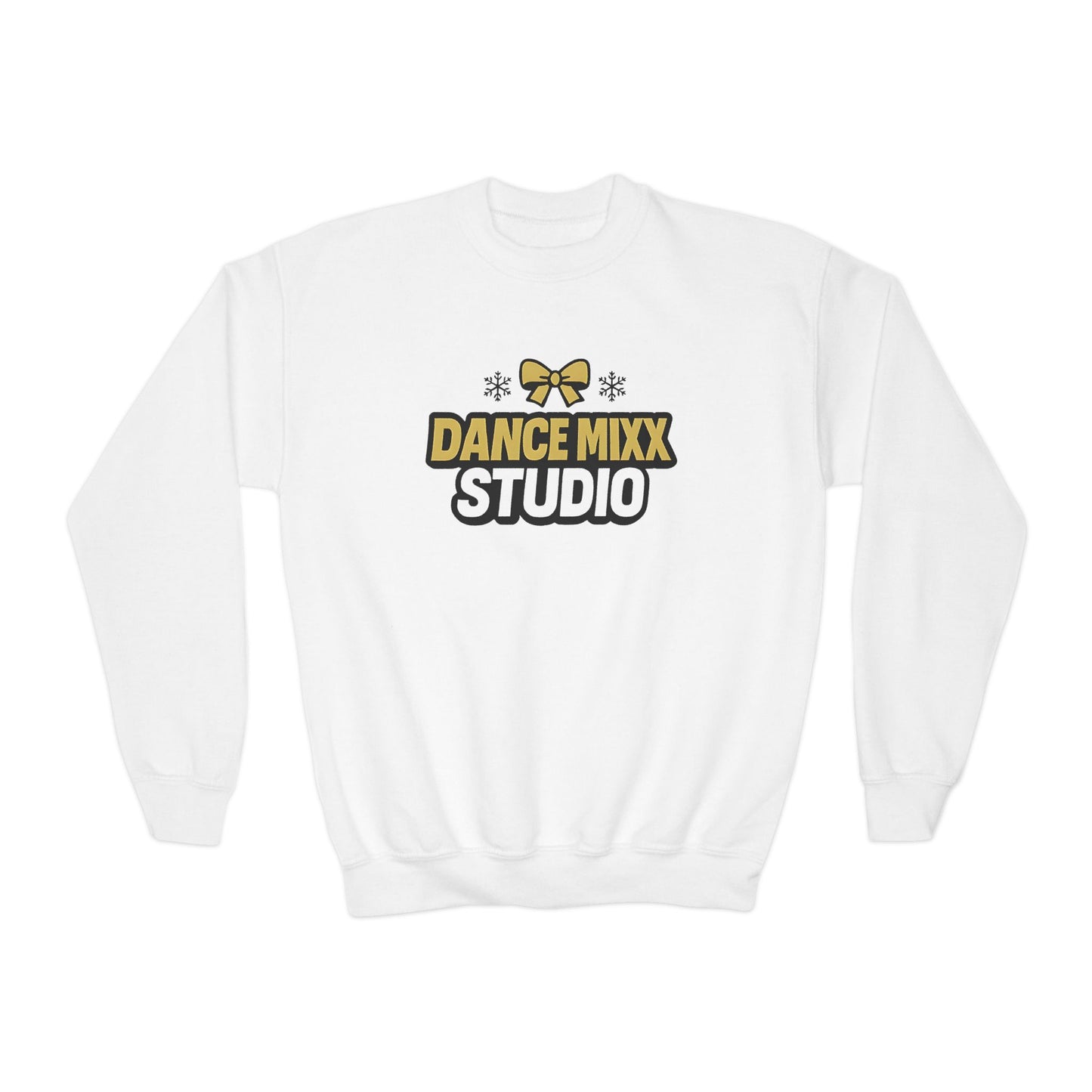 Dance Mixx Studio - Youth Holiday Bow Crewneck (Option 1)