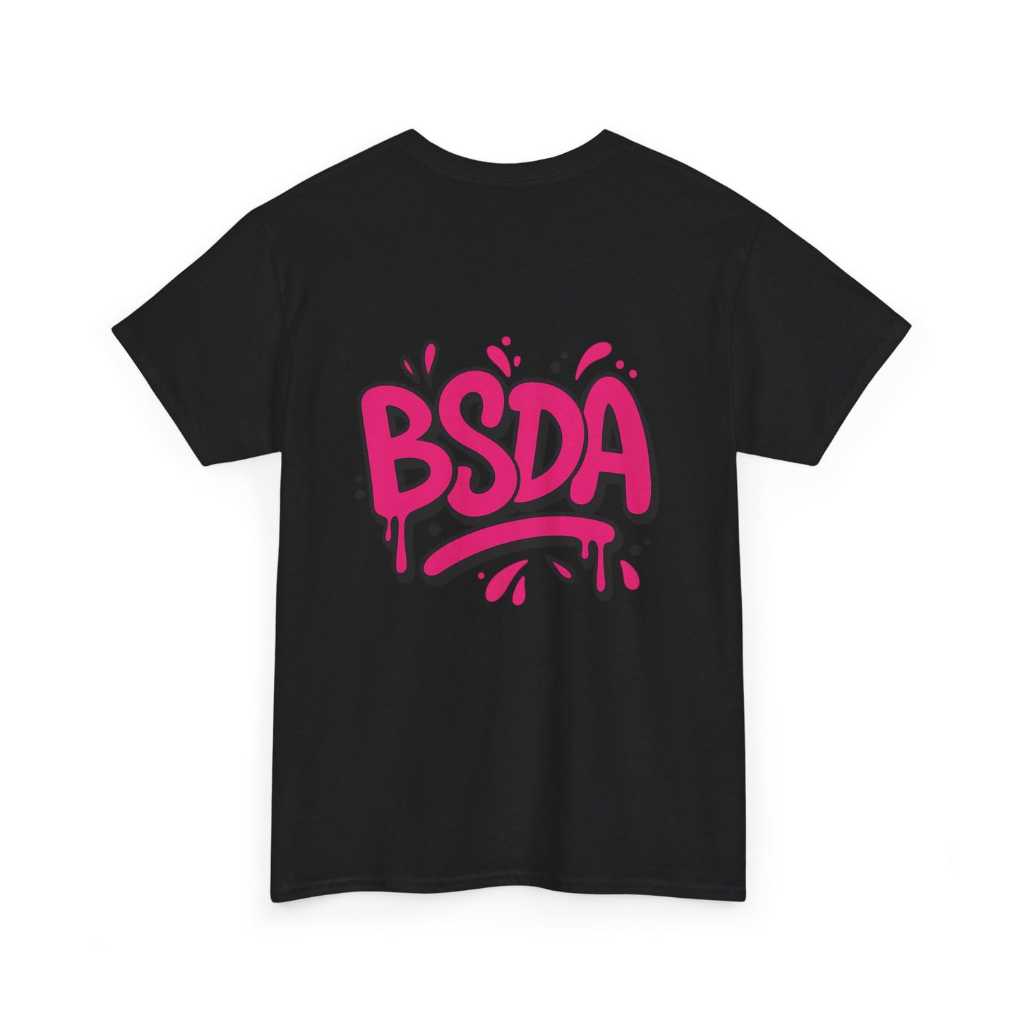 BSDA - Unisex Heavy Cotton Tee (Front Logo, Back Logo)