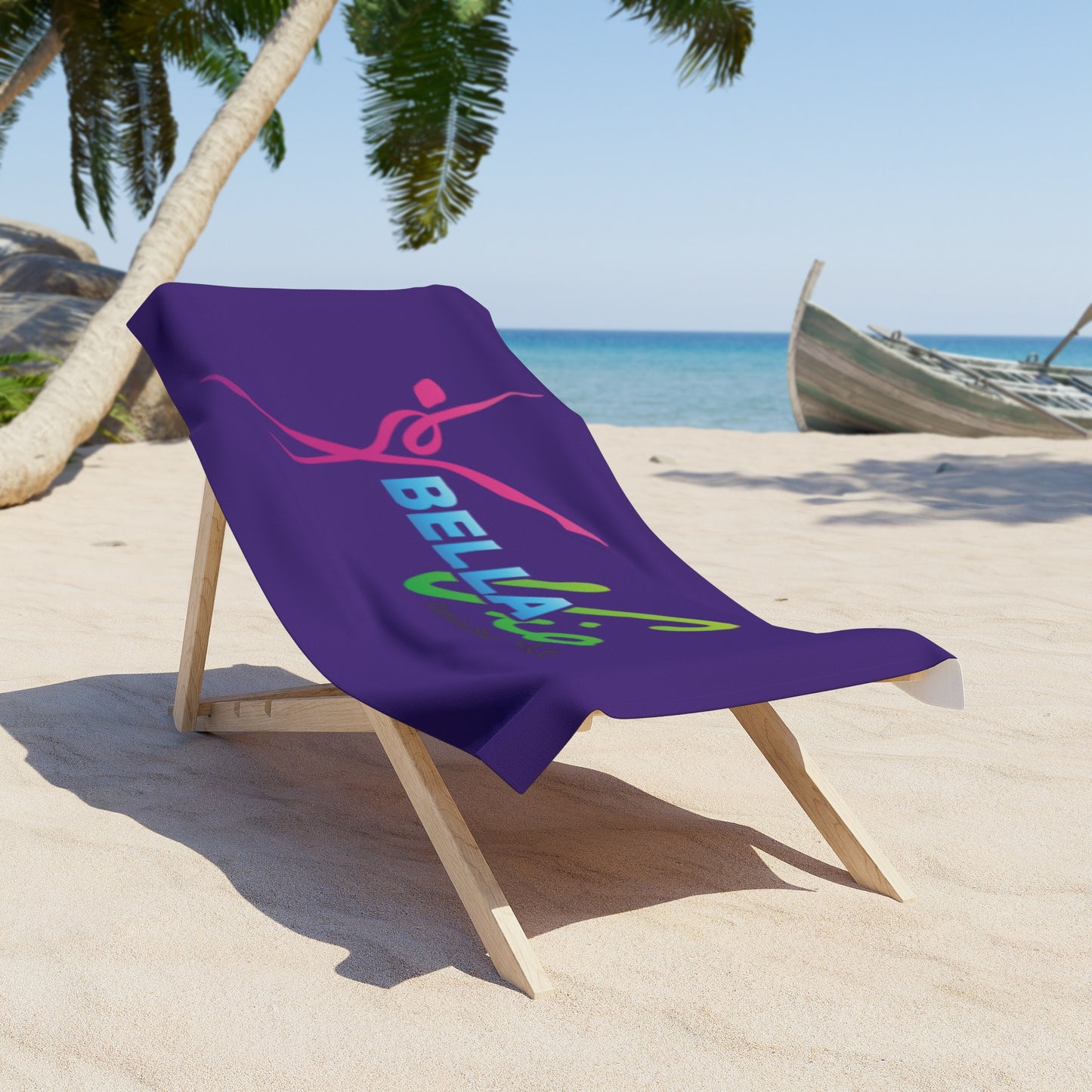 BellaVia - Beach Towel (Purple)