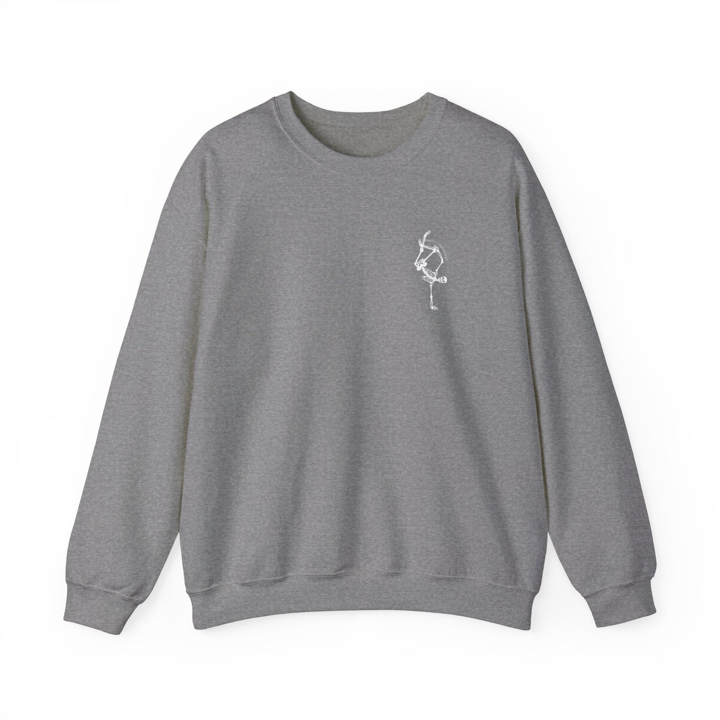 DE - Unisex Crewneck Sweatshirt - Front Logo, Back Design