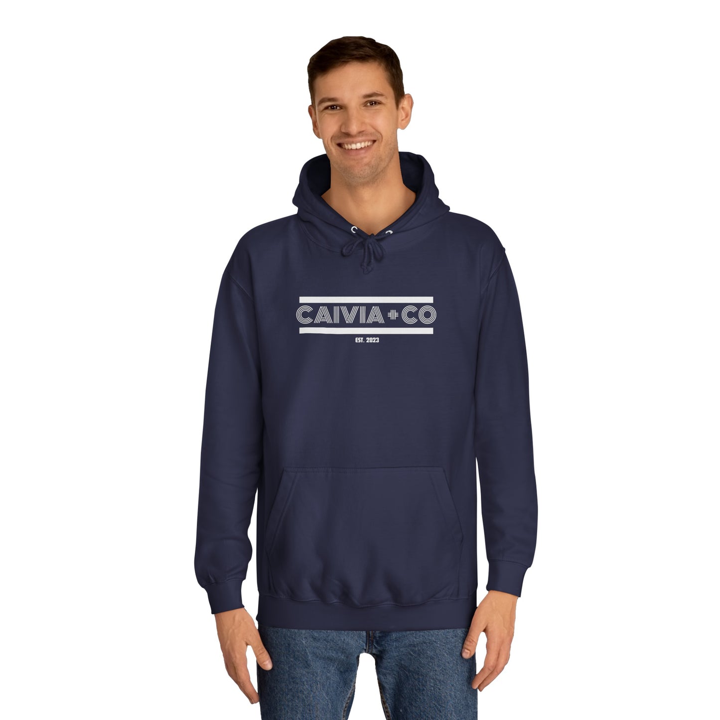 CAIVIA & Co. - Unisex Hoodie (Front Logo, Back Design)