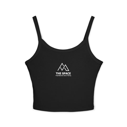 The Space - Women's Spaghetti Strap Tank Top (Front Logo, Back Quote)