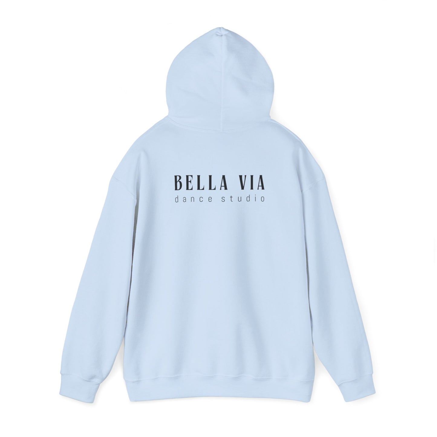 BellaVia - Unisex Hooded Sweatshirt - (Front Design, Back Design)