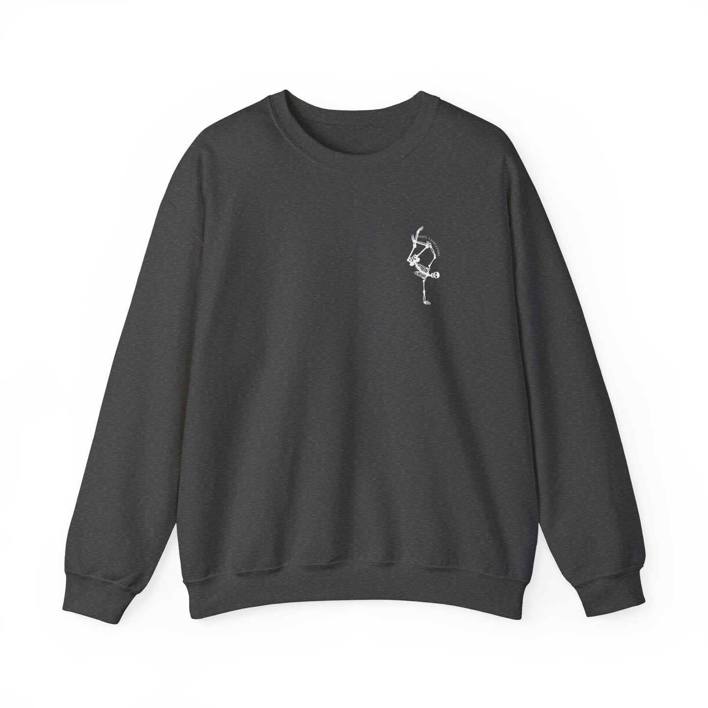 DE - Unisex Crewneck Sweatshirt - Front Logo, Back Design