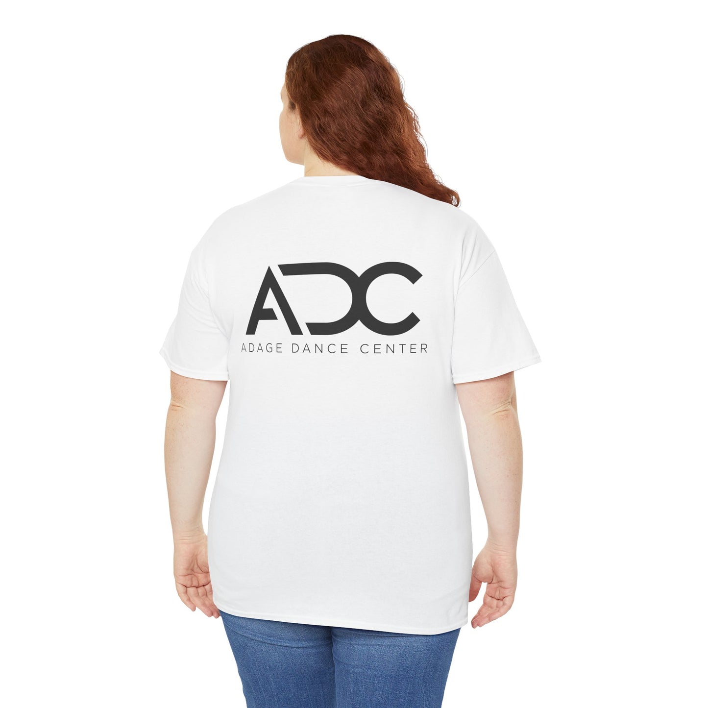 Adage Dance Center: Gildan Unisex T-Shirt (Front Logo, Back Logo)