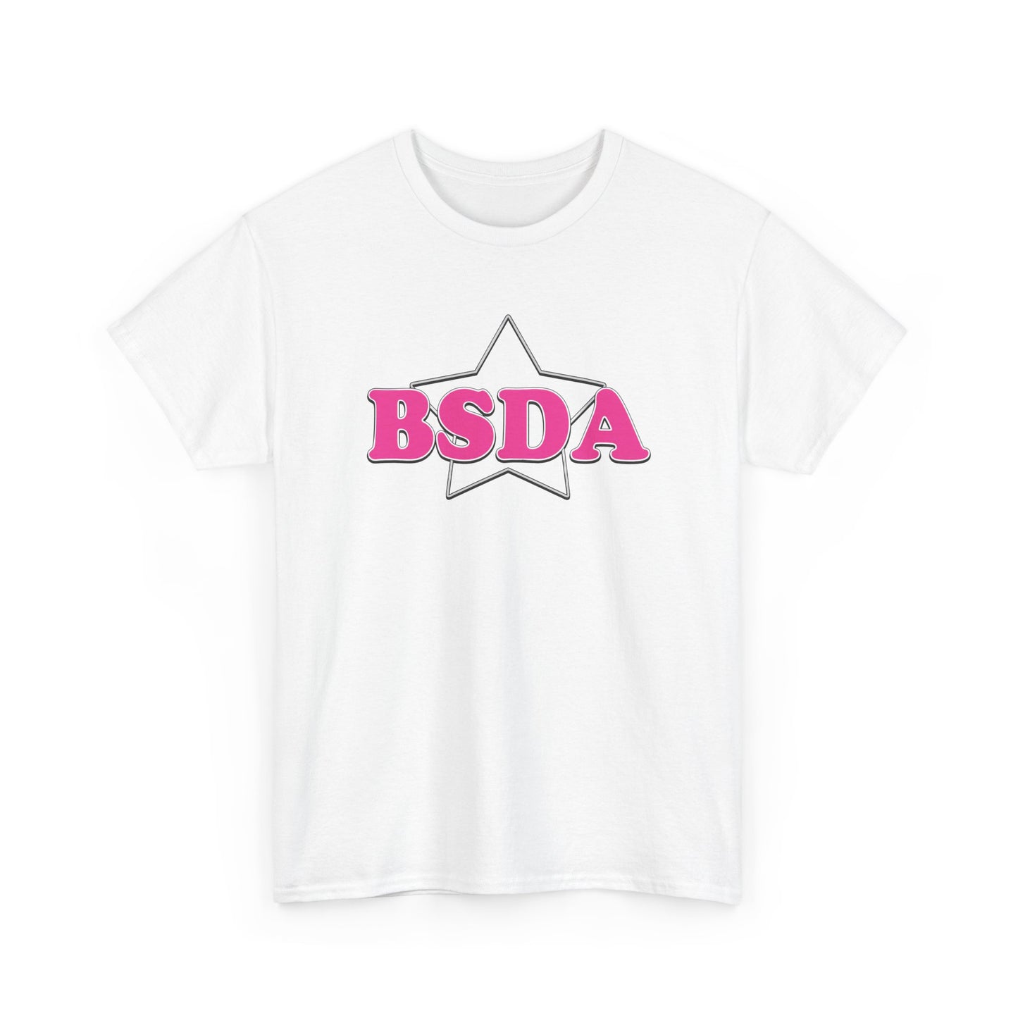BSDA - Unisex Heavy Cotton Tee (Front Logo, Back Saying)