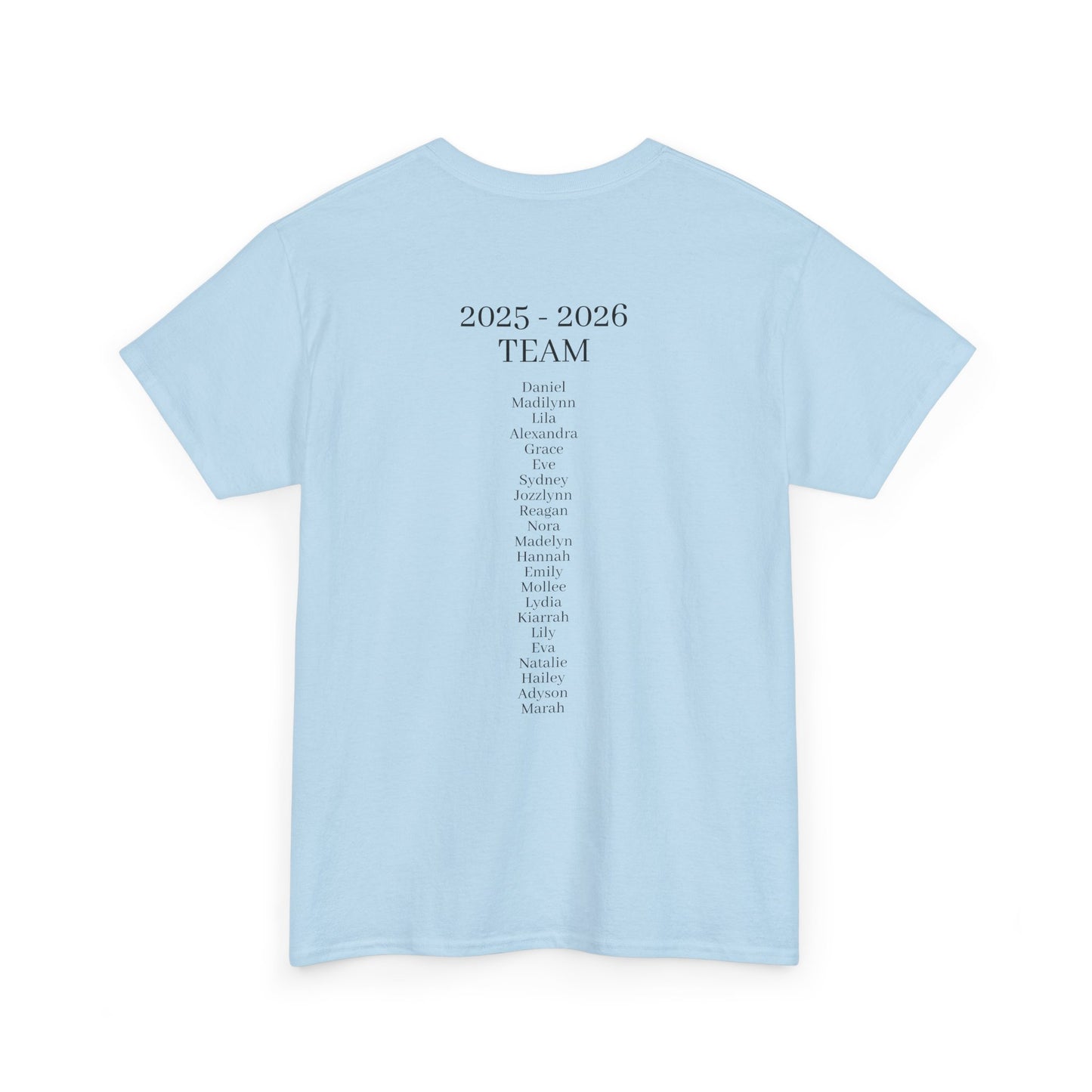 Dream Team Dance Company - Unisex Cotton Tee | 2025-2026 Team Roster