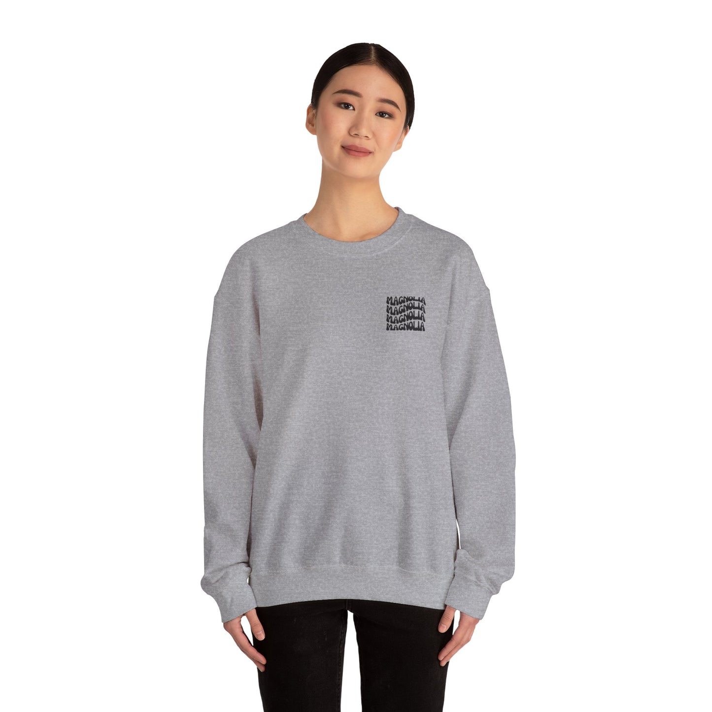 MDA - Unisex Crewneck Sweatshirt (Front Mini Logo, Back Large Logo)