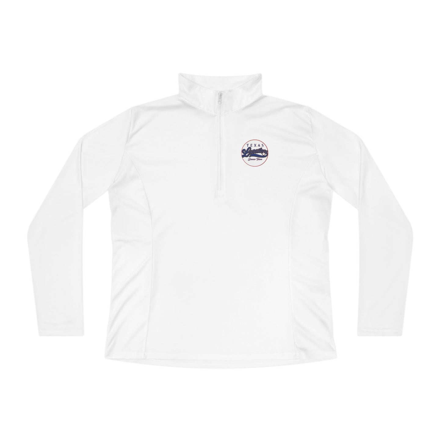 TEXAS LIVE! LONESTARS - Ladies Quarter-Zip Pullover (Front Logo, Back Logo)