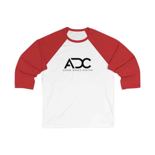 Adage Dance Center: Bella+Canvas Unisex 3/4 Sleeve Baseball Tee