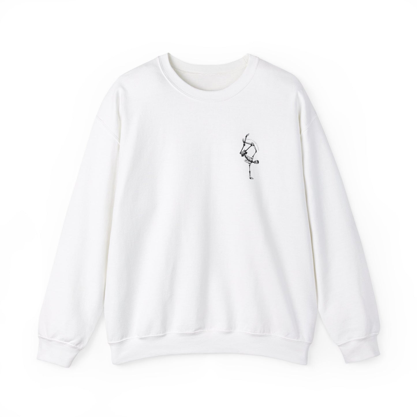 DE - Unisex Crewneck Sweatshirt - Front Logo, Back Design