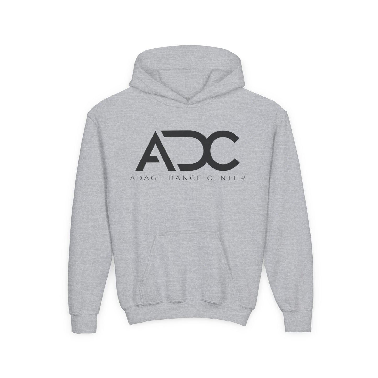 Adage Dance Center: Gildan Youth Hooded Sweatshirt (Front Logo, Back Name)