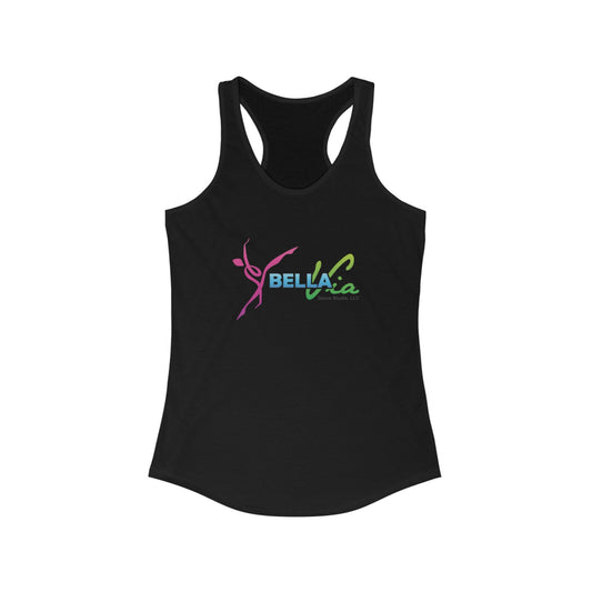 BellaVia - Youth Racerback Tank (Front Logo)