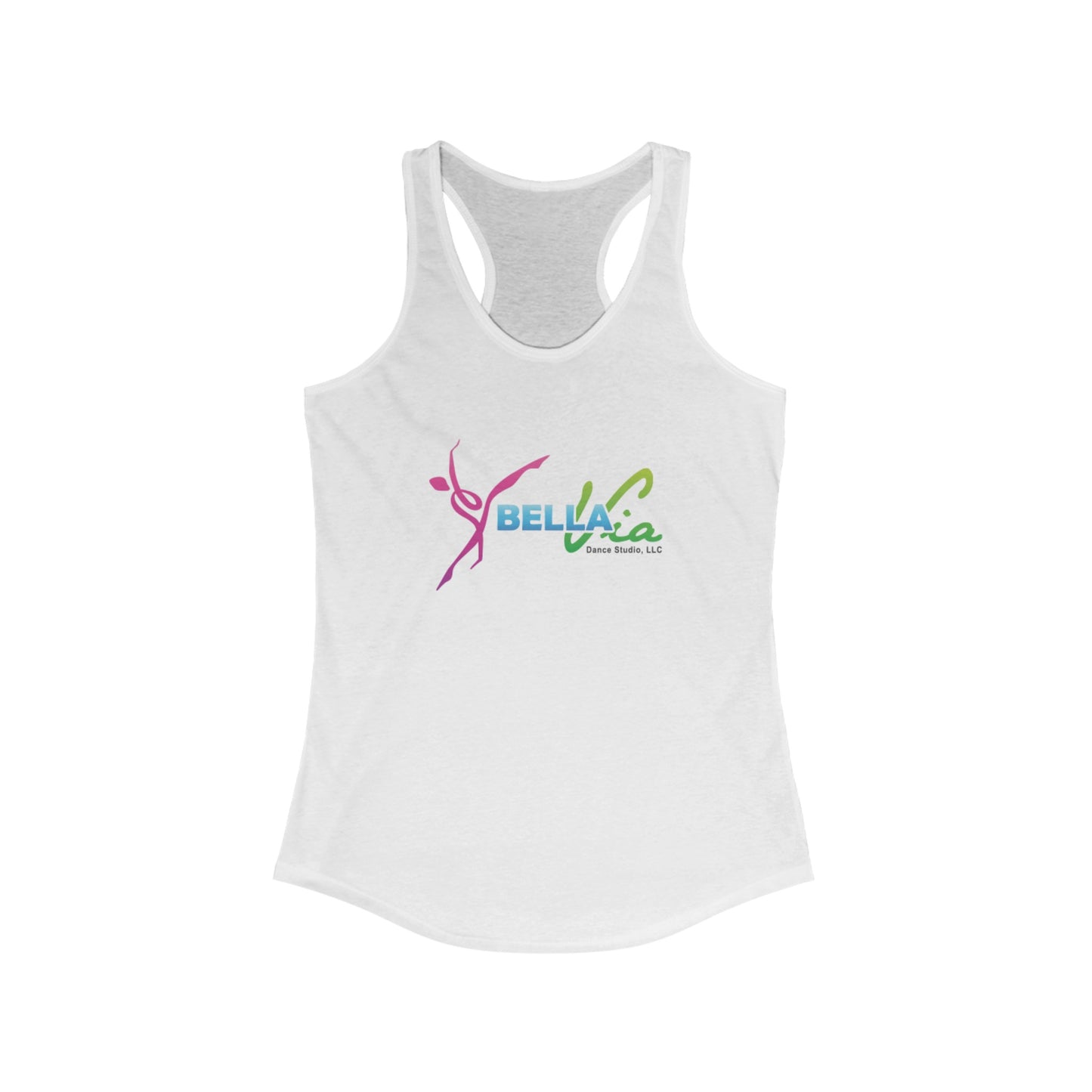 BellaVia - Youth Racerback Tank (Front Logo)