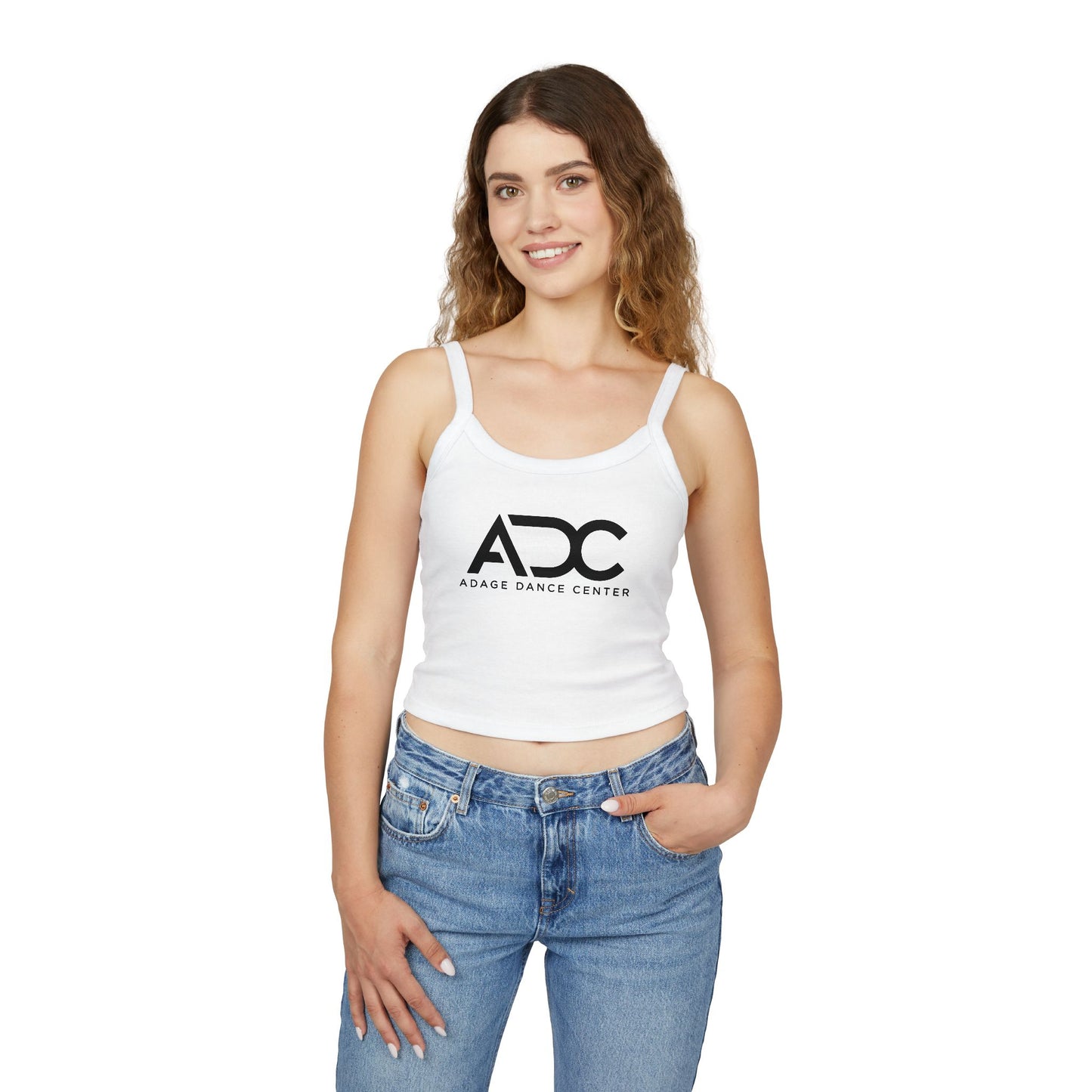 Adage Dance Center: Bella+Canvas Women's Spaghetti Tank (Front Logo)
