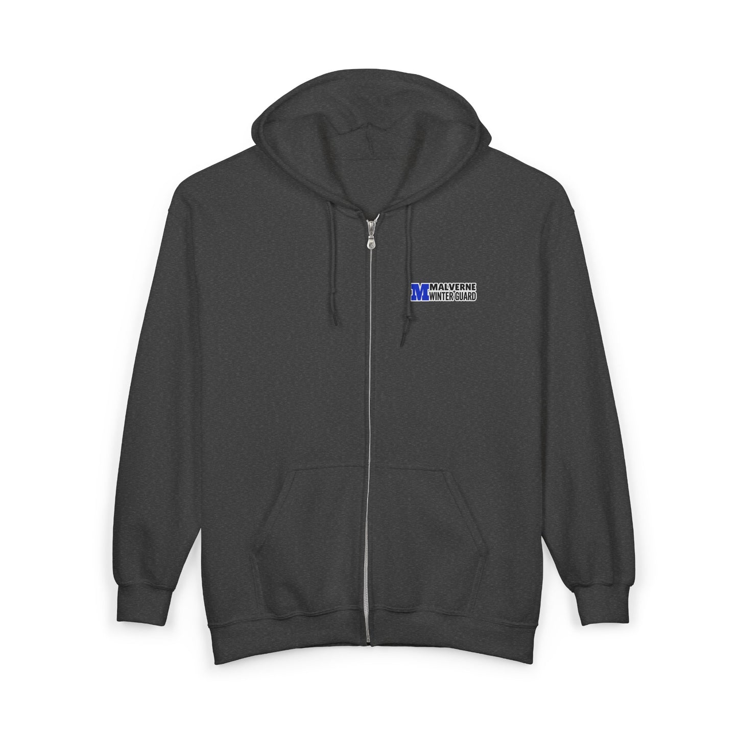 Malverne Winter Guard - CUSTOM Full Zip Hoodie (Read Description Below)