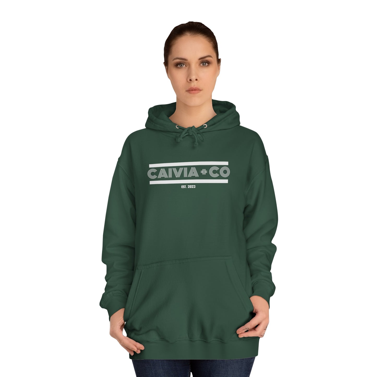 CAIVIA & Co. - Unisex Hoodie (Front Logo, Back Design)