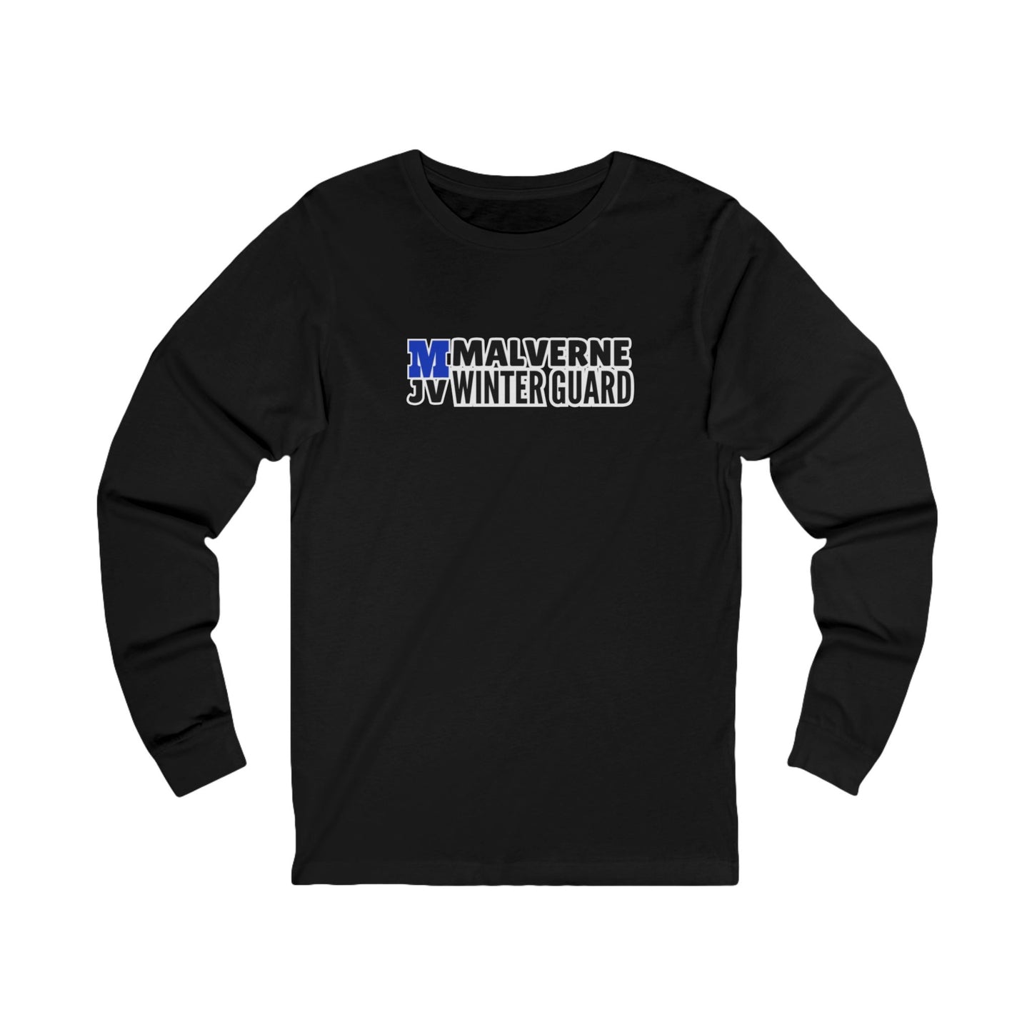 JV Malverne Winter Guard - Long Sleeve Tee - Custom (Read Description)
