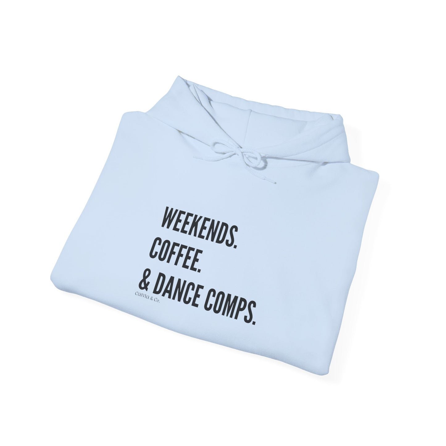 DANCE COMPS - Unisex Hooded Sweatshirt - Front Design