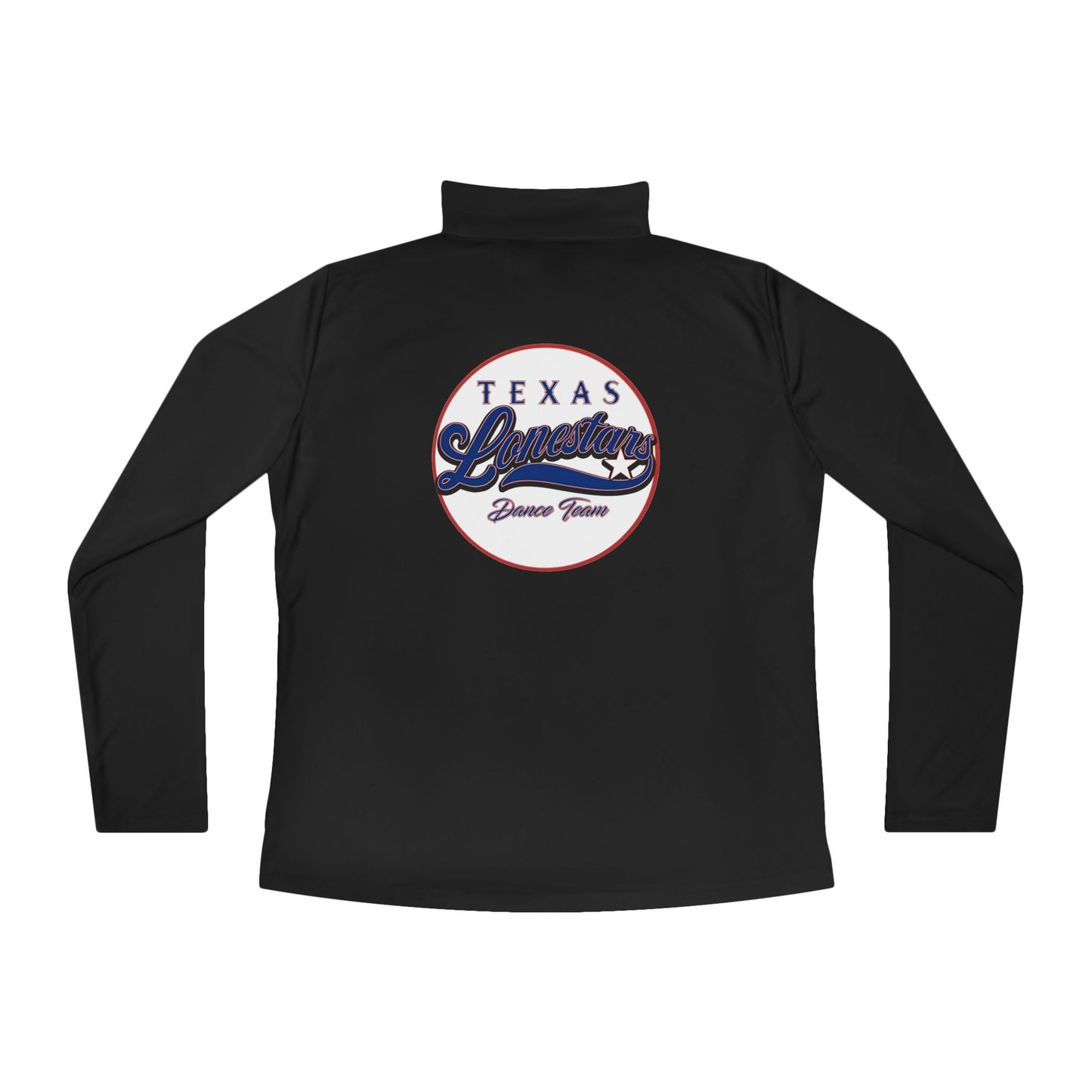 TEXAS LIVE! LONESTARS - Ladies Quarter-Zip Pullover (Front Logo, Back Logo)