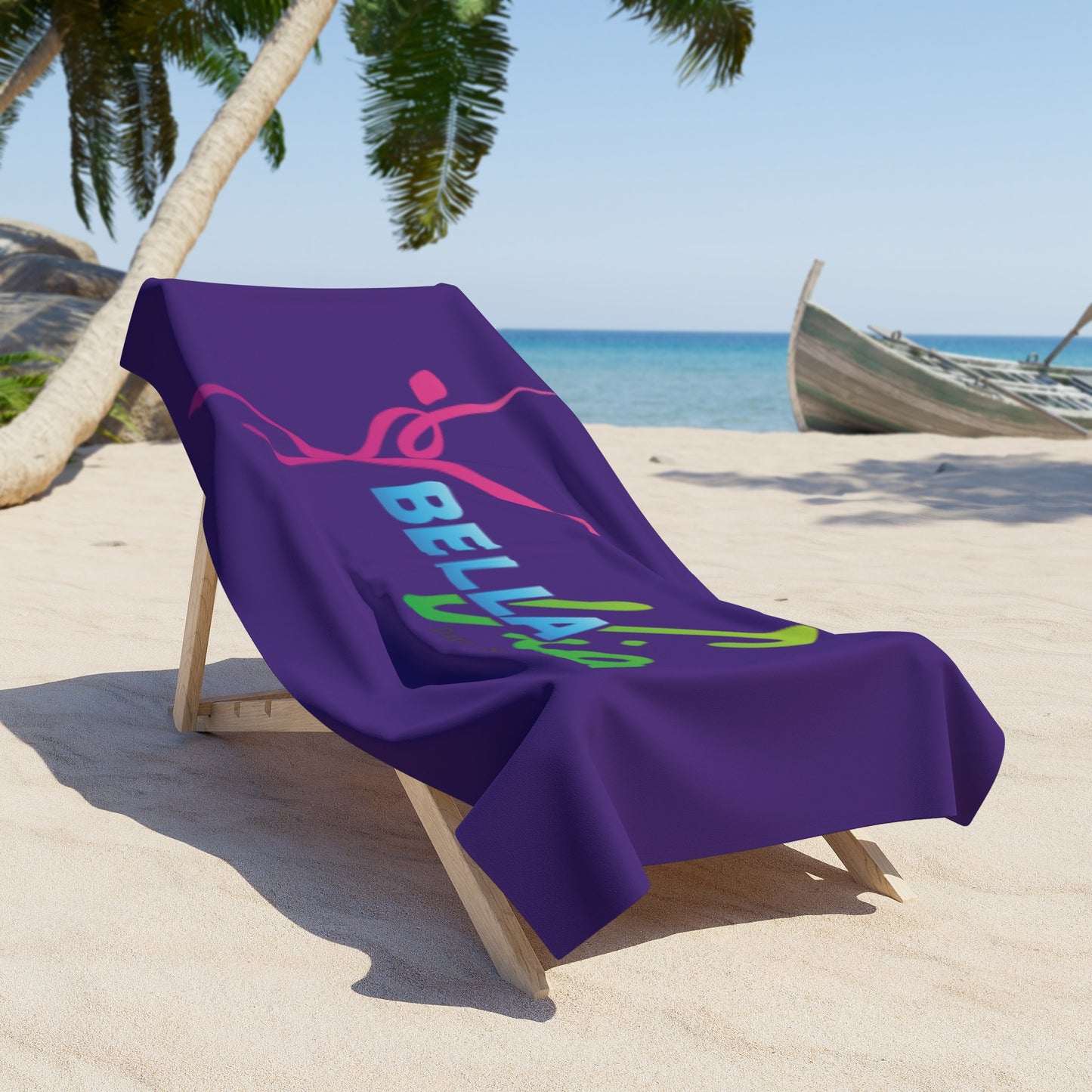 BellaVia - Beach Towel (Purple)