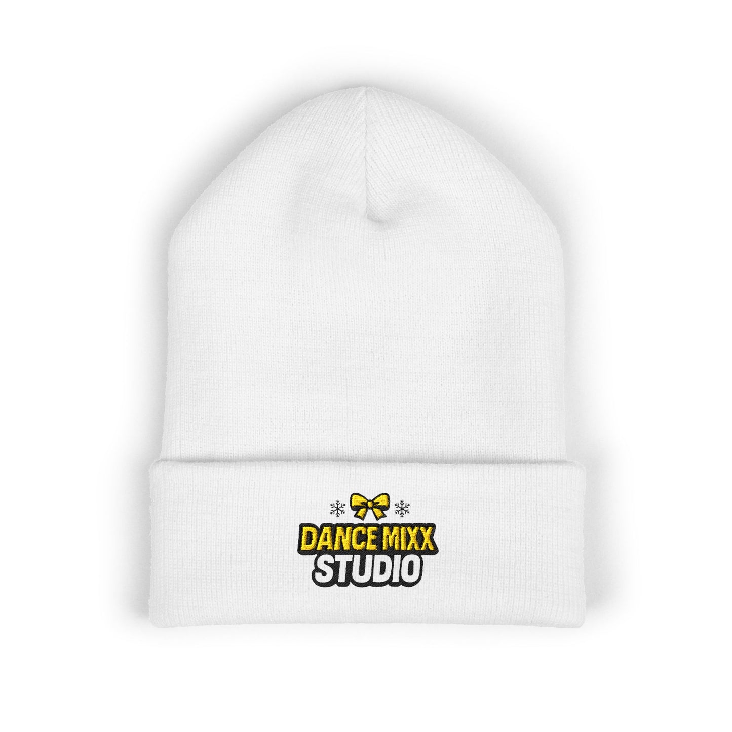 Dance Mixx Studio - Holiday Embroidered Cuffed Beanie