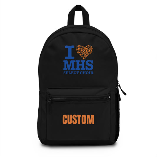 Malverne Select Choir - Custom Backpack (Read Description)