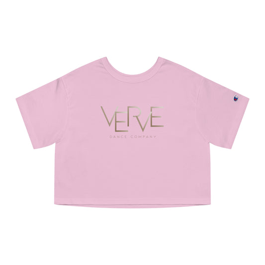 VERVE - Champion Cropped T-Shirt (Front Logo)