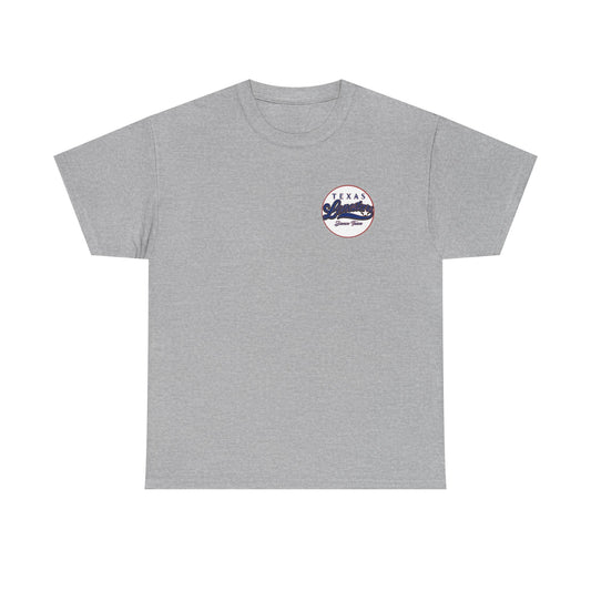 TEXAS LIVE! LONESTARS - Unisex Heavy Cotton Tee (Front Logo, Back Logo)