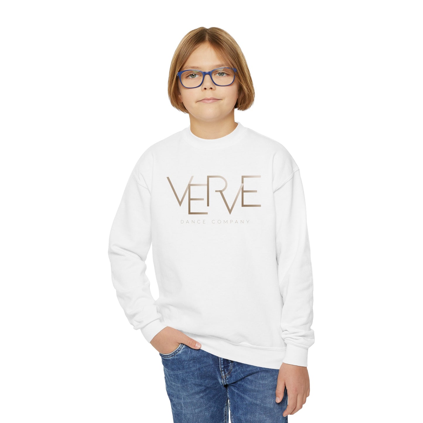 VERVE - Youth Crewneck Sweatshirt (Front Logo)