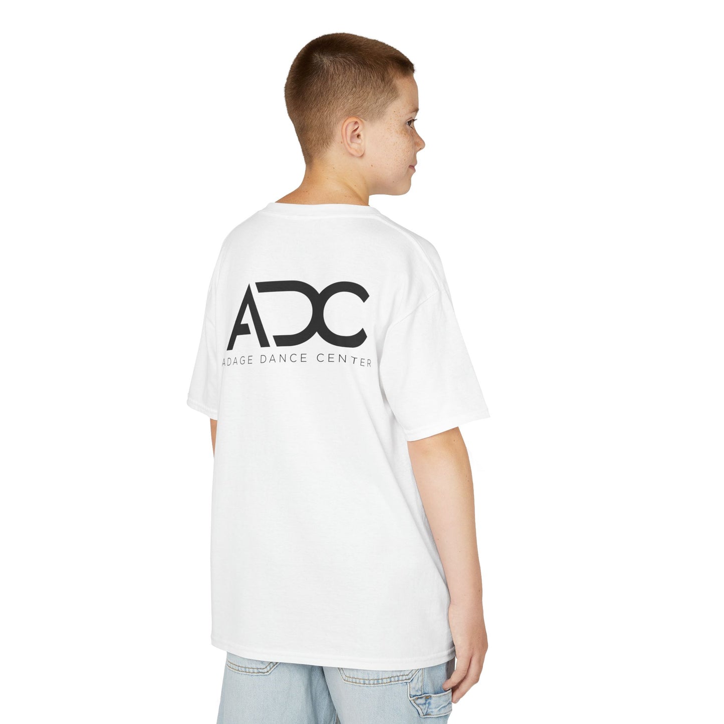 Adage Dance Center: Gildan Youth T-Shirt (Front Logo, Back Logo)