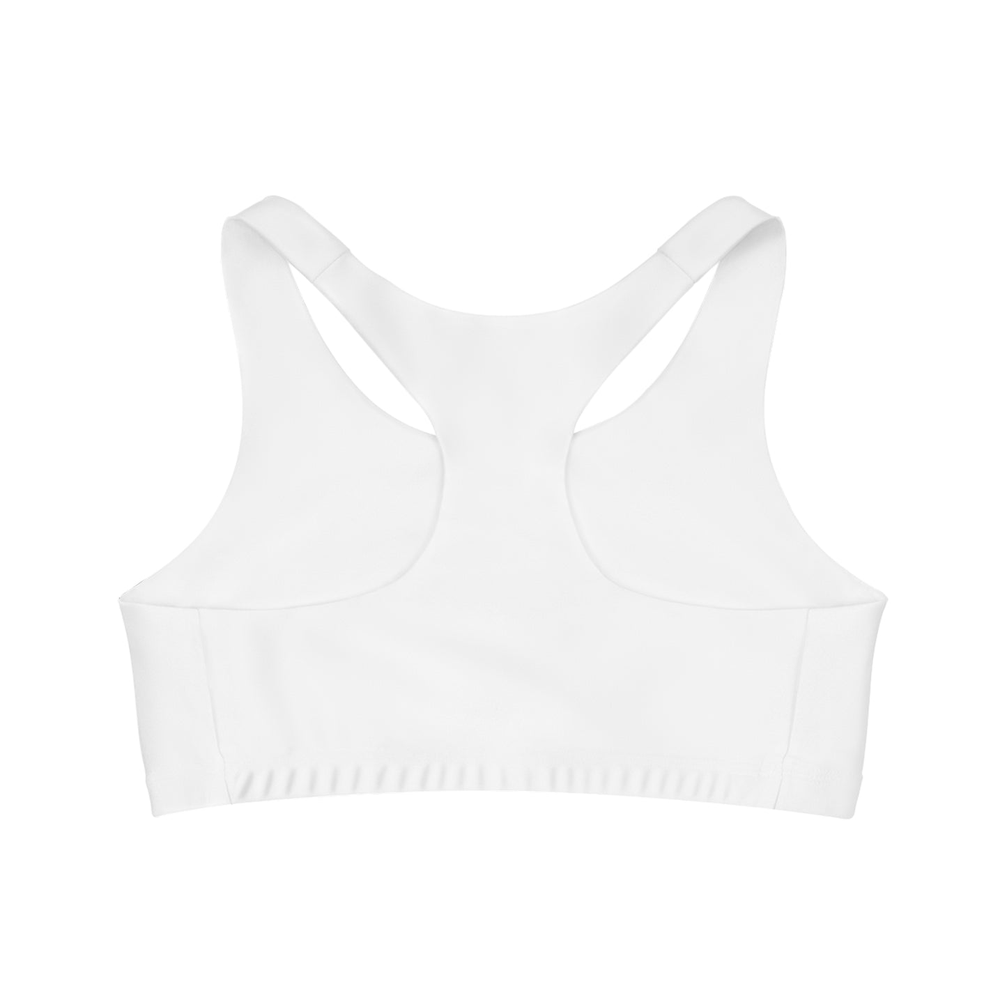 BellaVia - Women's Seamless Sports Bra (Front Logo)