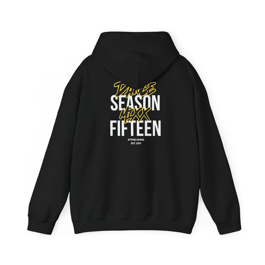 Season XV - Unisex Hoodie (Front Logo, Back Image)