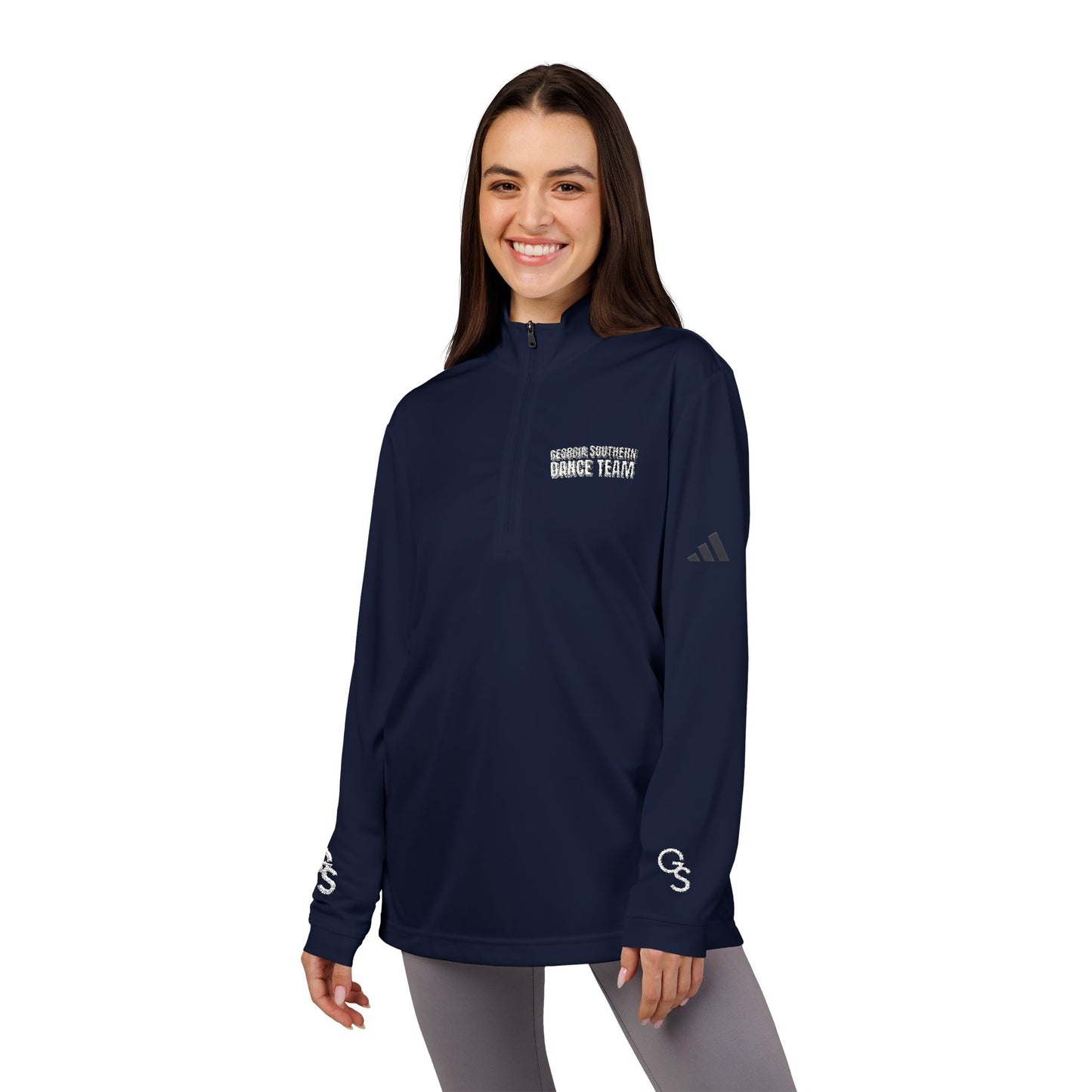 Georgia Southern Dance Team Unisex Quarter-Zip Pullover, Adidas (Embroidered)