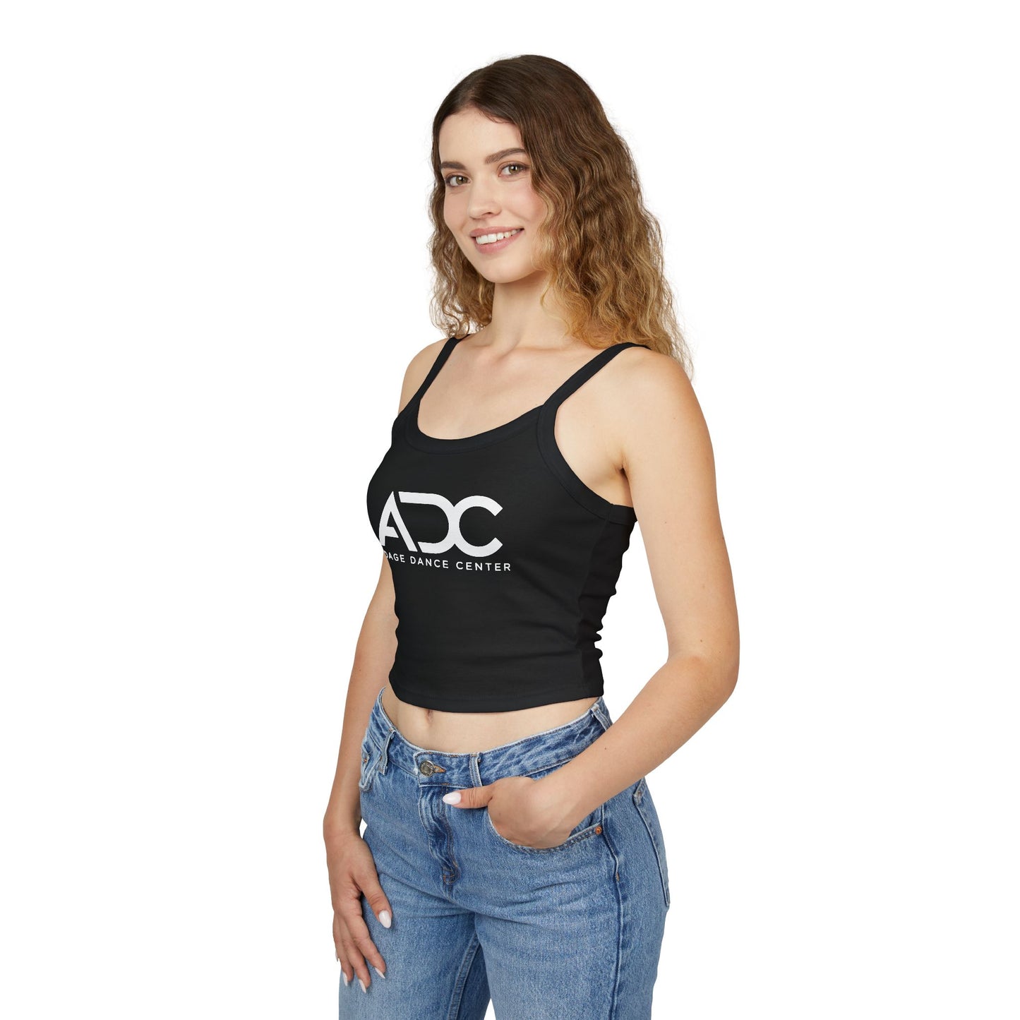 Adage Dance Center: Bella+Canvas Women's Spaghetti Tank (Front Logo)