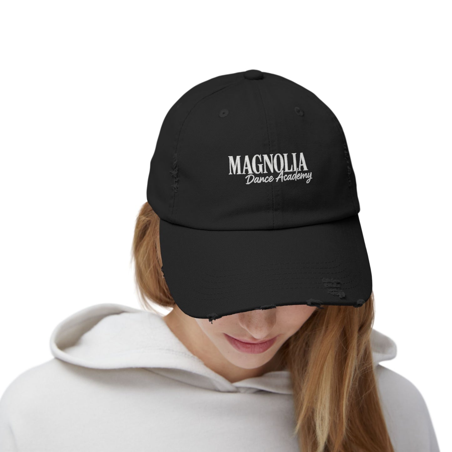MDA Fall 2025: Unisex Distressed Baseball Hat (Embroidered)