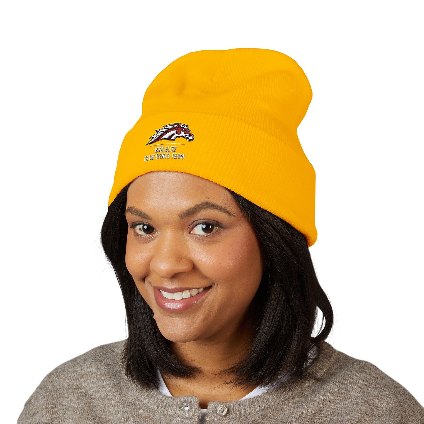 WMEDT - Embroidered Cuffed Beanie